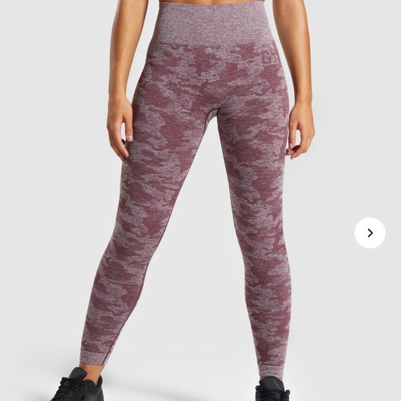 Gymshark Pants - Gymshark camo seamless leggings